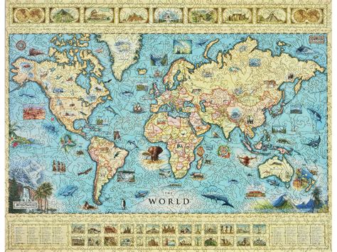 The World Map Wooden Jigsaw Puzzle | Liberty Puzzles