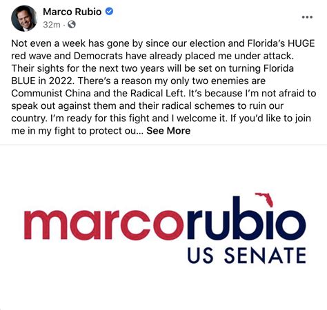 Sen. Marco Rubio will run for reelection in 2022 · The Floridian