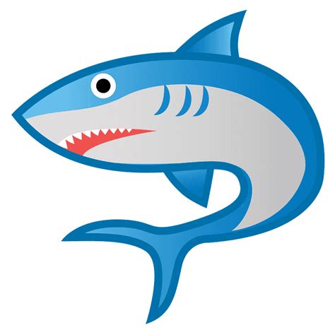 Shark emoji clipart. Free download transparent .PNG | Creazilla