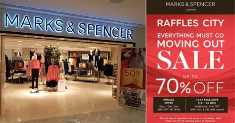 Marks & Spencer outlet at Raffles City to close on Dec. 31, up to 70% ...