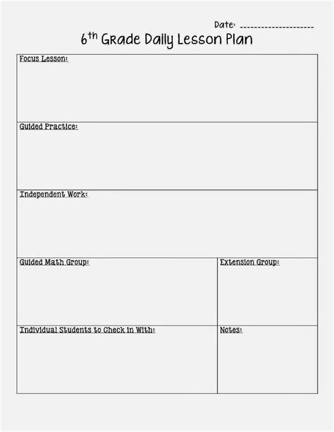 8 Differentiated Lesson Plan Template - Perfect Template Ideas