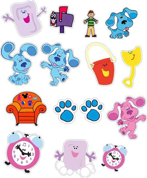 Blue's Clues Sticker Cutout Wall Vehicle Party Signs - Etsy