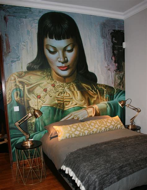 Kleinbron Estate - Tretchikoff Wallpaper for Jac & Corne | African decor living room, Bohemian ...