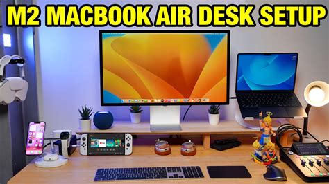 M2 MacBook Air Desk Setup! - YouTube