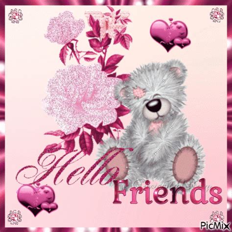 * HELLO FRIENDS * - Free animated GIF - PicMix