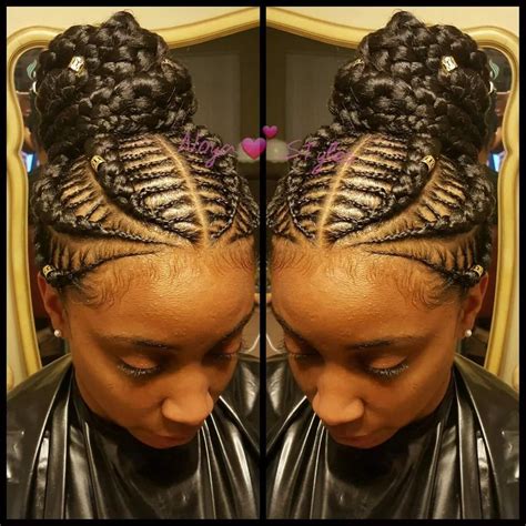 20 cute African cornrow braid hairstyles with an updo Tuko.co.ke