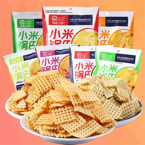 70g Chinese Rice Crisp mi guoba Cracker Millet Traditional Chinese Grain Chips Crispy Corn snack ...