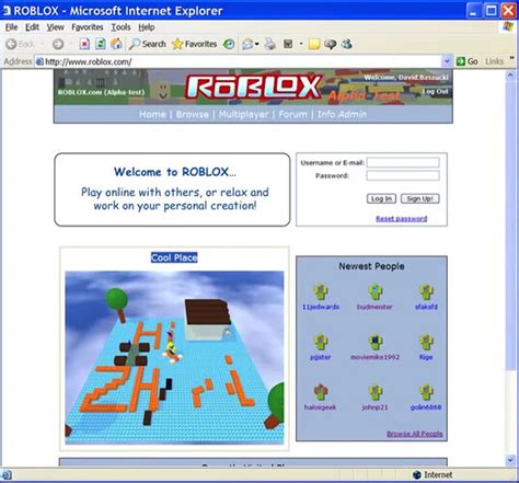 I made a remake of ROBLOX from June 2006 - Creations Feedback ...