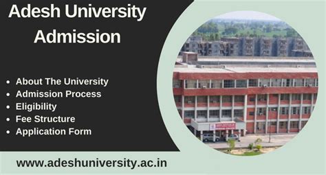 Adesh University Admission 2024-25 | UG & PG Courses & Last Date