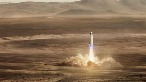 SpaceX BFR Mars mission 4K Wallpapers | HD Wallpapers | ID #22722