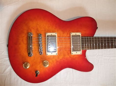 So many guitars, so little talent: Indie #32 - 'Shape' quilted cherry sunburst