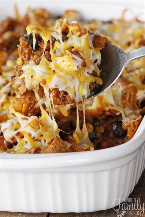 Southwestern Chili Casserole with Fritos | Favorite Family Recipes