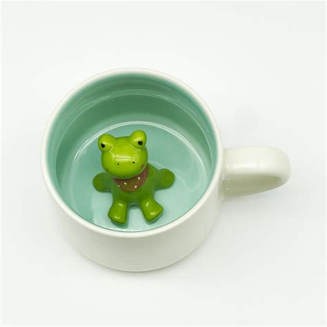 3D Animal Figurine Coffee Mug