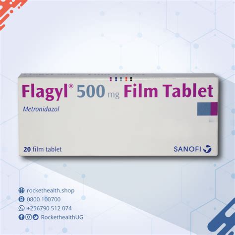 Metronidazole 500mg Flagyl Tablet 10's | Rocket Health