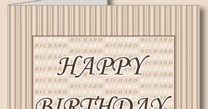 Happy Birthday Richard