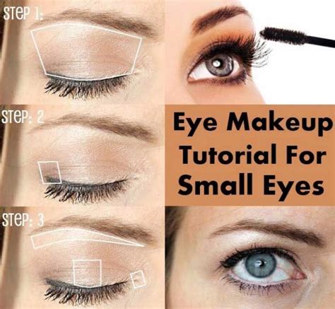 Makeup Tutorials For Small Eyes - Eye Makeup Tutorial for Small Eyes - Easy Step By Step Guides ...