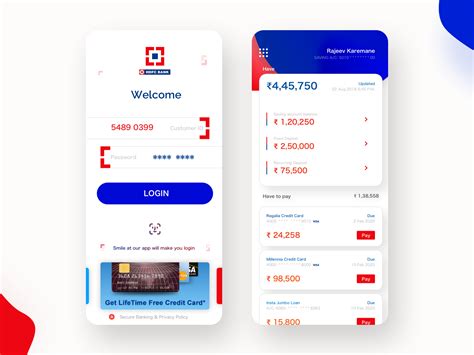 HDFC Bank App Retail (Redesign iOS 2020) | Banking app, Retail banking ...