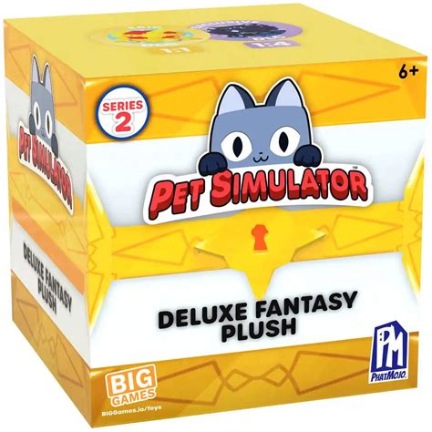 Pet Simulator X Series 2 Deluxe Fantasy Plush 8 Mystery Pack PhatMojo ...