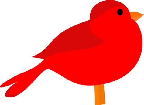 Free clip art red birds – Clipartix
