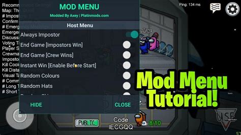 Among Us Mod Menu Pc : Among Us Mod Menu Pc - NEW UPDATE !!! Cheat Among Us Mod Menu 5 IN 1 ...