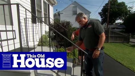 How to Repair a Rusted Wrought Iron Railing | This Old House - YouTube ...