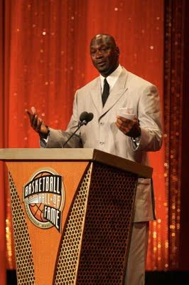 Chatter Busy: Michael Jordan Hall Of Fame Speech