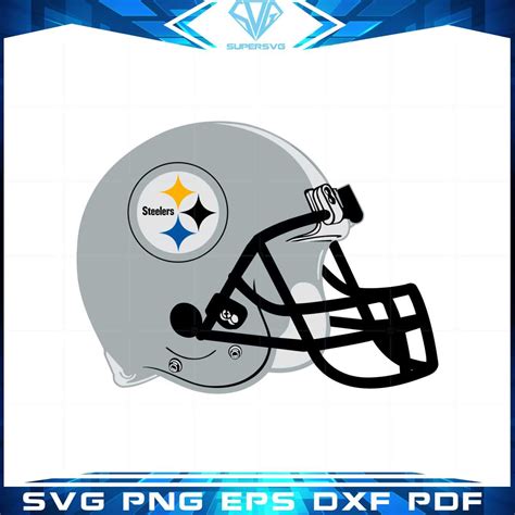 Pittsburgh Steelers Helmet NFL Team SVG Designs Files