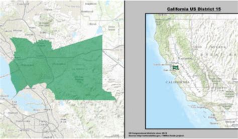 California State assembly District Map California S 15th Congressional ...