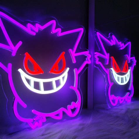 Led Neon Gengar Pokemon Setup Gamer – GatoGeek