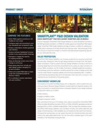 SmartPlant Isometrics Product Sheet - Intergraph - PDF Catalogs | Documentation | Brochures