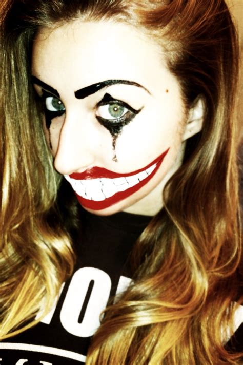 Replicated joker/clown makeup on myself | Clown makeup, Joker clown ...