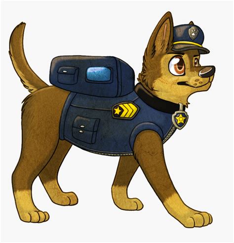 Paw Patrol Chase Fan Art, HD Png Download , Transparent Png Image - PNGitem