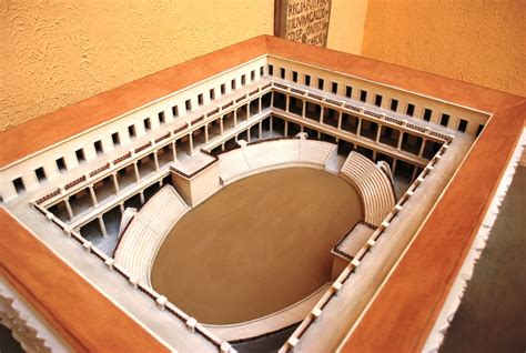 Model of Ludus Magnus, Rome | Model of the gladiator school … | Flickr