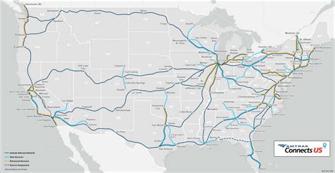 Amtrak's 2035 Map Has People Talking About The Future Of U.S. Train Travel : NPR