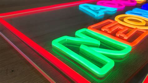 What do the tubes of an LED neon sign look like? – AOOS Custom