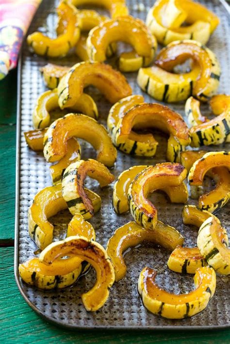 Brown Sugar Delicata Squash Recipe - Dinner at the Zoo