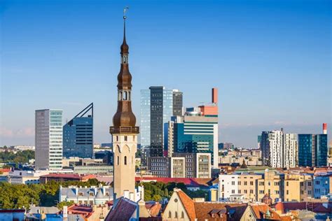 Tallinn Estonia Skyline Stock Photo by ©sepavone 32795293