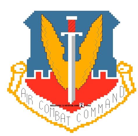 Air Combat Command (ACC) Insignia – Military XStitch Com