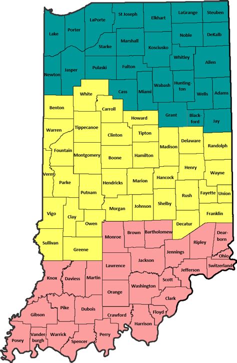 Breadcrumbs - Indiana Congressional District Map 2012 Clipart - Full ...