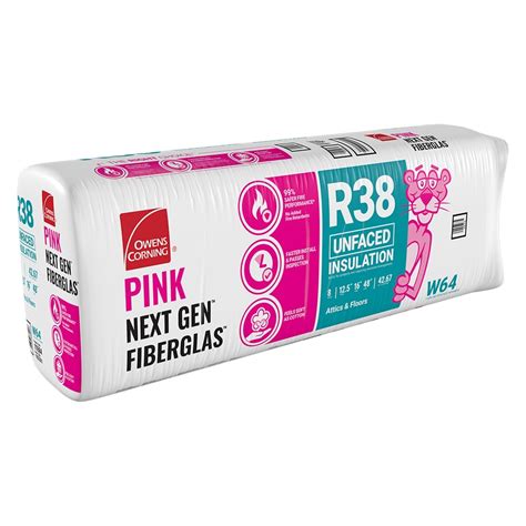 Owens Corning R-38 Fiberglass Batt Insulation with Sound Barrier (16-in ...