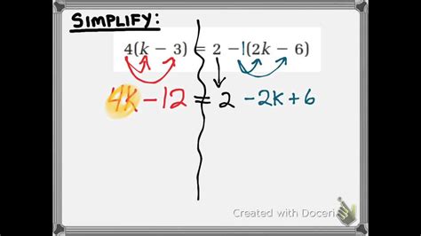 3.2 - How to Solve Equations with Distribution - MPM1D Grade 9 Math ...