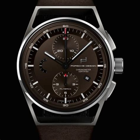 Porsche Design 1919 Chronotimer Flyback 'Brown & Leather' Watch ...