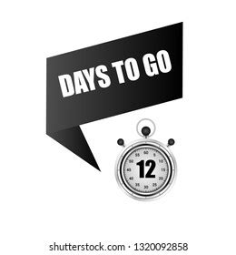 12 Days Go Sign Stock Vector (Royalty Free) 1320092858 | Shutterstock