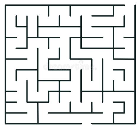 Maze. Maze or Puzzle Design. Find the Way and the Right Solution for ...