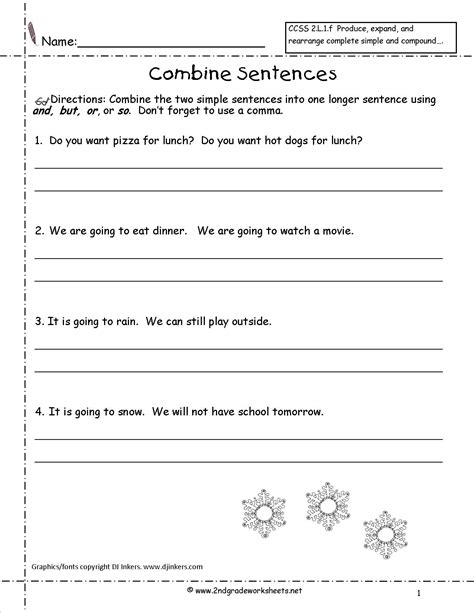 Free Printable Grammar Worksheets For 2Nd Grade | Free Printable