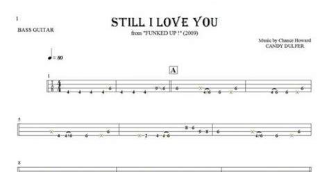 Still I Love You - Tablature for bass guitar | PlayYourNotes