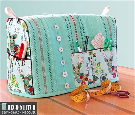 Decorative Stitch Sewing Machine Cover | Sewing machine cover pattern ...