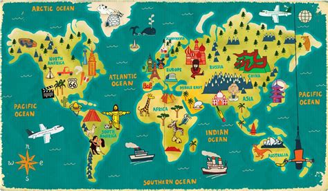 Paul Thurlby Illustration / Maps | Mapa turístico, Ilustrações com ...