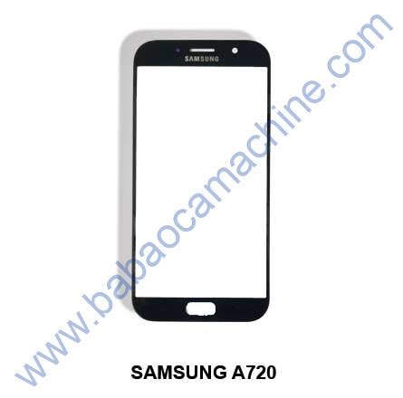 SAMSUNG A720 Front Glass-Black - Baba Tools Official