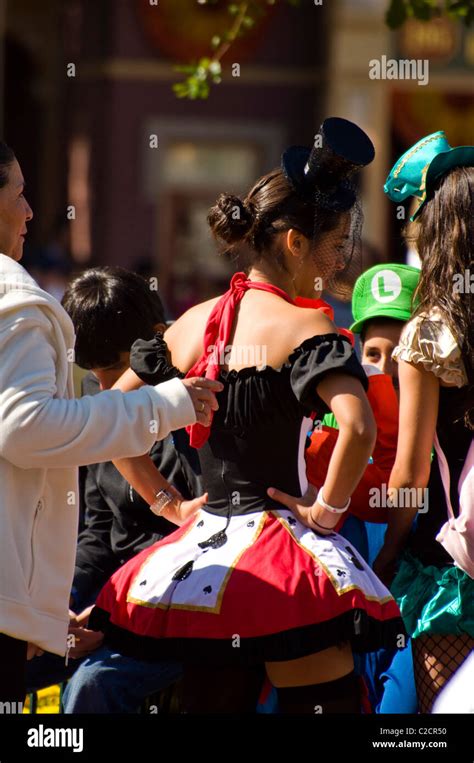 Halloween costume in Disneyland Stock Photo - Alamy